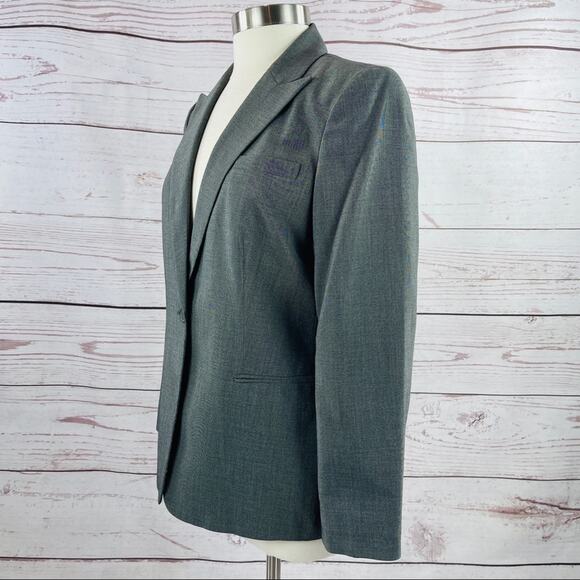 Calvin Klein blazer crosshatch pattern size 10 - Picture 5 of 14